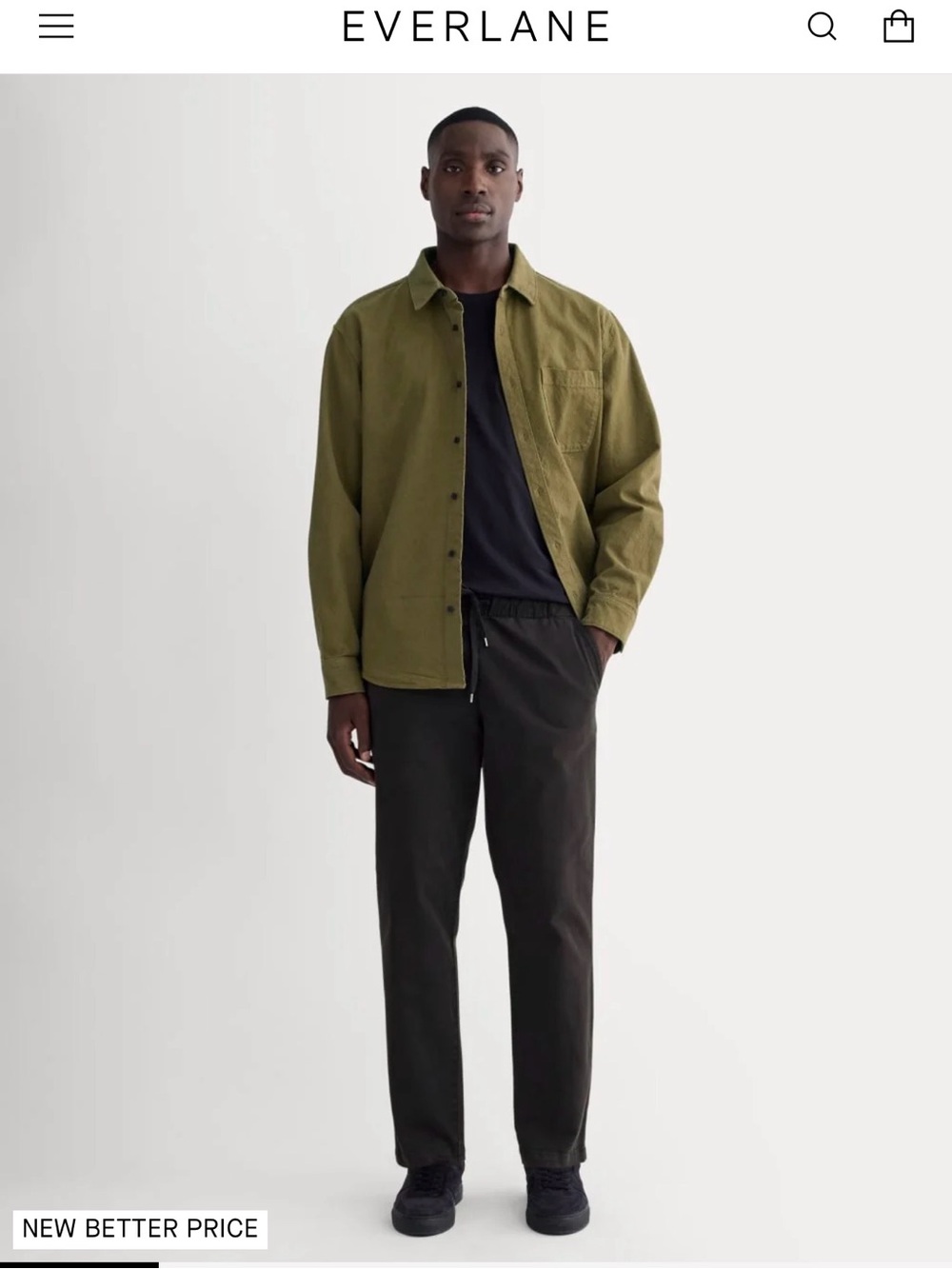 Everlane Easy Pant in Navy Size XL